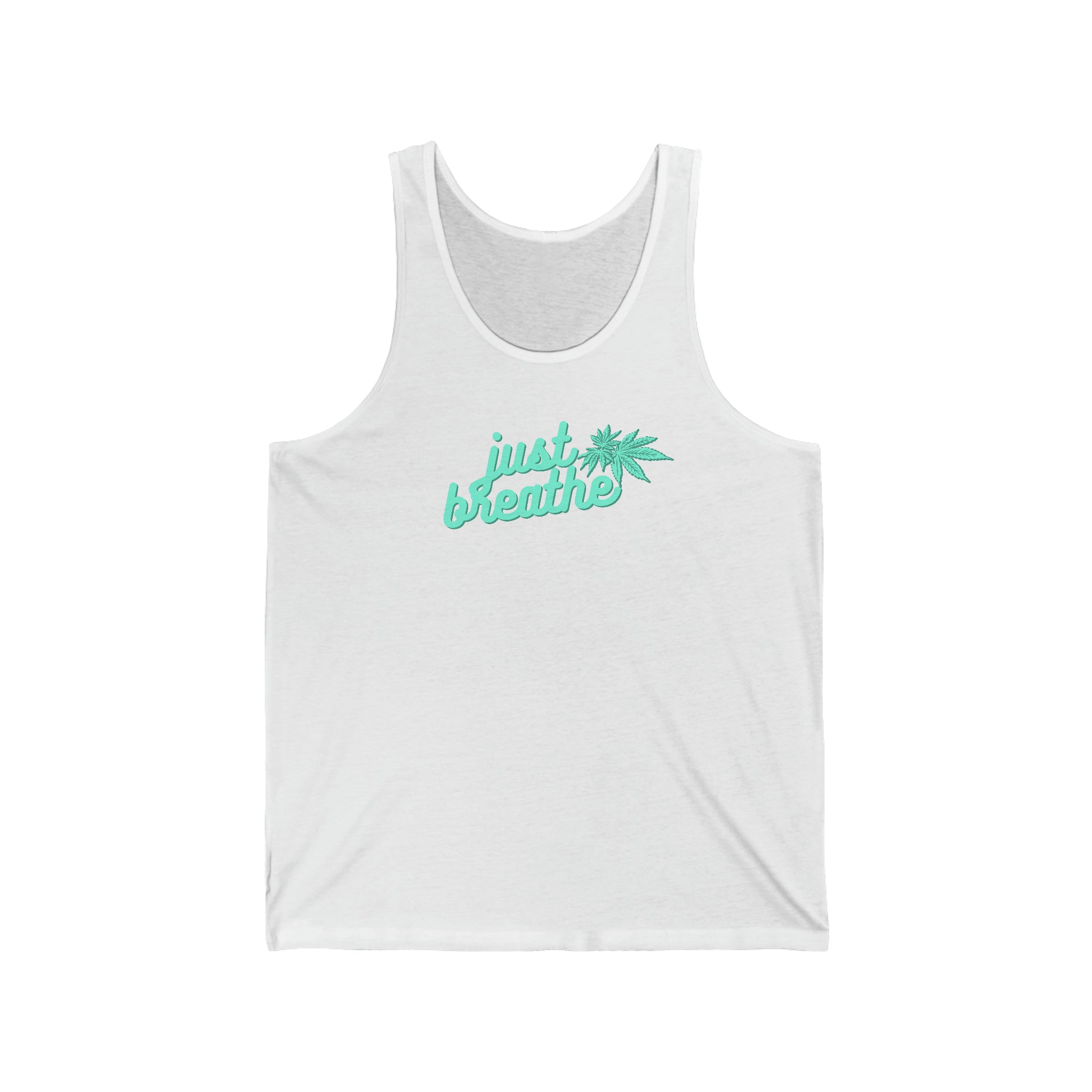 Just Breathe Cannabis Jersey Tank
