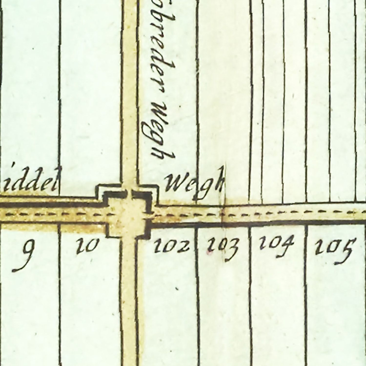 Vintage Map of Beemster, Holland 1665