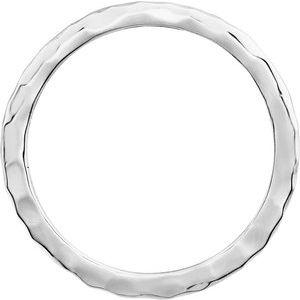 Hammered Stackable Ring