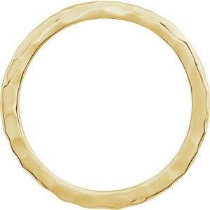 Hammered Stackable Ring