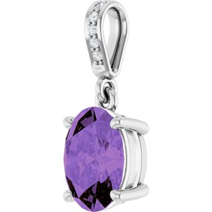 Accented Necklace or Charm/Pendant