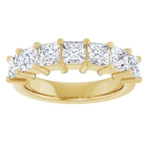 14K Yellow Gold 2 CTW Lab-Grown Diamond Anniversary Band