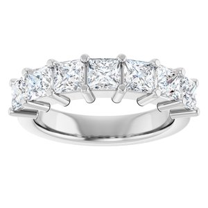 Platinum 2 CTW Lab-Grown Diamond Anniversary Band