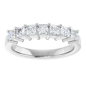 Platinum 7/8 CTW Lab-Grown Diamond Anniversary Band