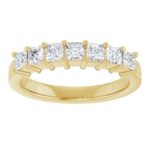14K Yellow Gold 7/8 CTW Lab-Grown Diamond Anniversary Band
