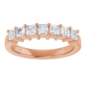 14K Rose Gold 7/8 CTW Lab-Grown Diamond Anniversary Band