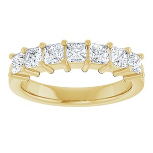 14K Yellow Gold 1 1/6 CTW Lab-Grown Diamond Anniversary Band