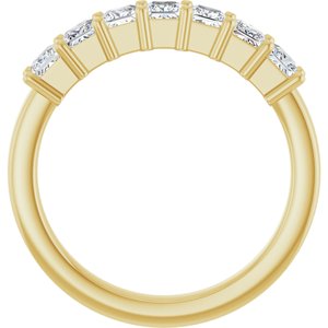 14K Yellow Gold 7/8 CTW Lab-Grown Diamond Anniversary Band