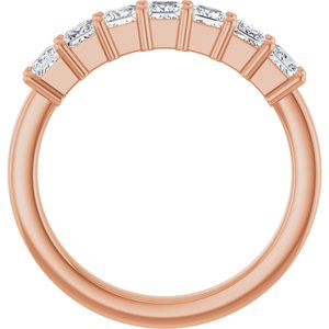 14K Rose Gold 7/8 CTW Lab-Grown Diamond Anniversary Band