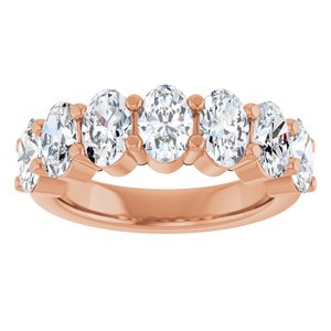14K Rose Gold 2 1/2 CTW Natural Diamond Annniversary Band