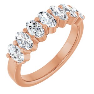 14K Rose Gold 1 3/4 CTW Natural Diamond Annniversary Band