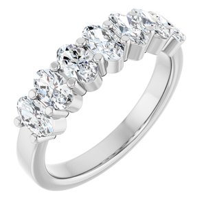 Platinum 1 3/4 CTW Natural Diamond Annniversary Band