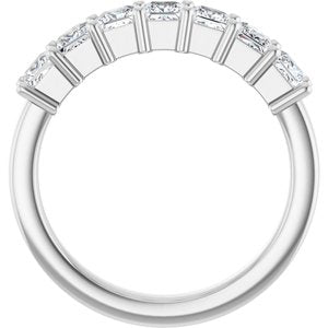 Platinum 1 1/6 CTW Lab-Grown Diamond Anniversary Band