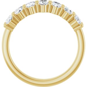 14K Yellow Gold 1 3/4 CTW Natural Diamond Annniversary Band