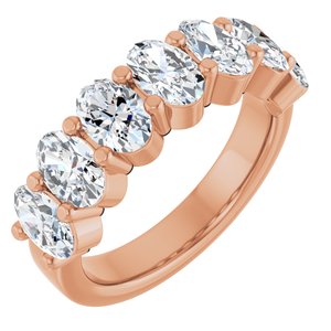 14K Rose Gold 2 1/2 CTW Natural Diamond Annniversary Band