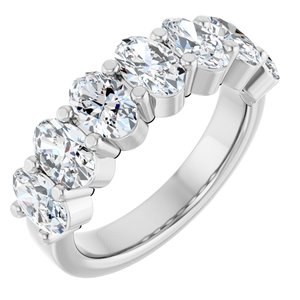 14K White Gold 2 1/2 CTW Natural Diamond Annniversary Band