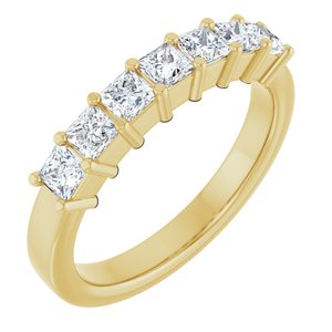 14K Yellow Gold 7/8 CTW Lab-Grown Diamond Anniversary Band