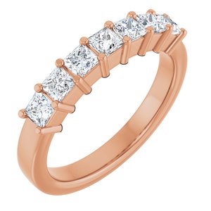 14K Rose Gold 7/8 CTW Lab-Grown Diamond Anniversary Band