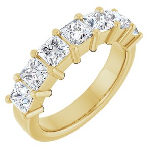 14K Yellow Gold 2 CTW Lab-Grown Diamond Anniversary Band