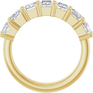 14K Yellow Gold 2 CTW Lab-Grown Diamond Anniversary Band