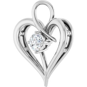 Platinum  4.4 mm Round Pendant Mounting – image 3