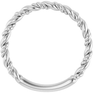 Stackable Rope Ring