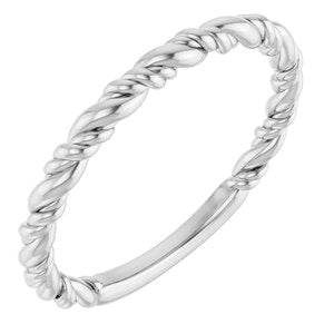 Stackable Rope Ring