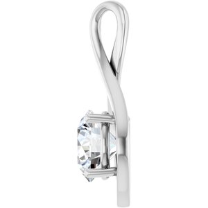Platinum 9 mm Round Pendant Mounting – image 5