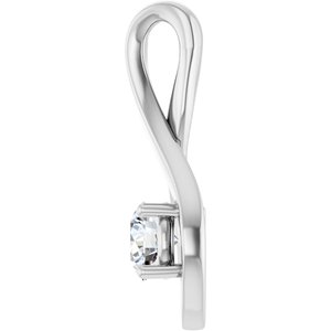 Platinum 4.8 mm Round Pendant Mounting – image 5