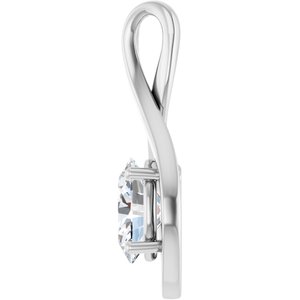 Continuum Sterling Silver  9x7 mm Oval Pendant Mounting – image 5