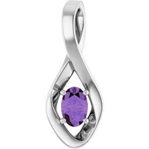Natural Amethyst Pendant