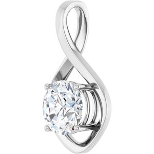 Platinum 9.4 mm Round Pendant Mounting – image 3