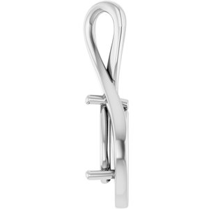 Sterling Silver  9x6 mm Pear Pendant Mounting – image 6