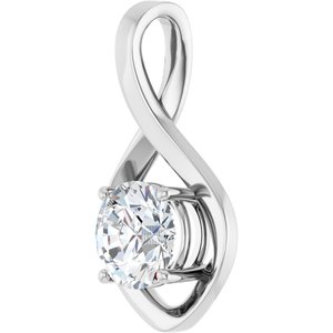 Continuum Sterling Silver 8 mm Round Pendant Mounting – image 3