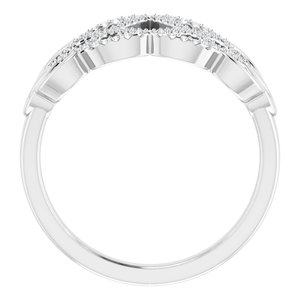 Sterling Silver 1/5 CTW Diamond Ring