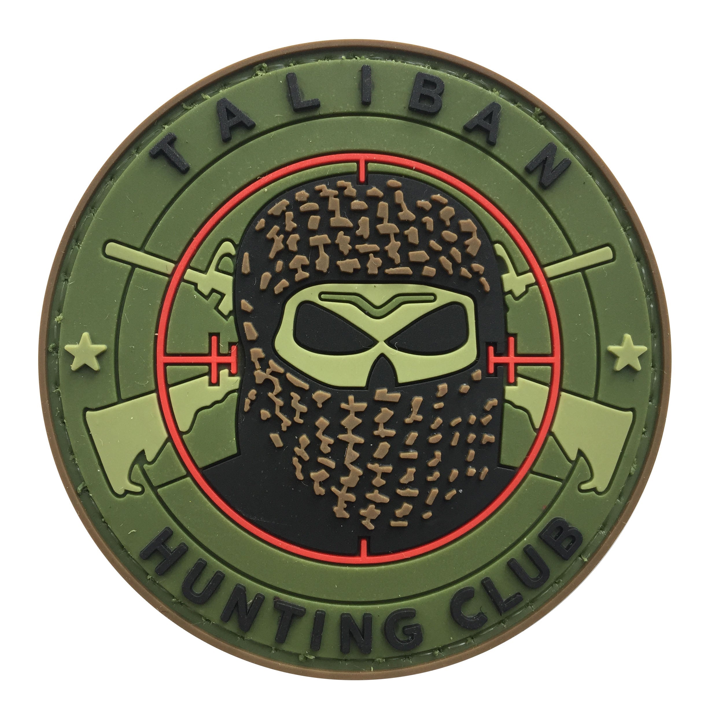 Taliban Hunting Club PVC Patch Green