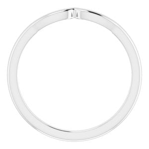 18K White Matching Band