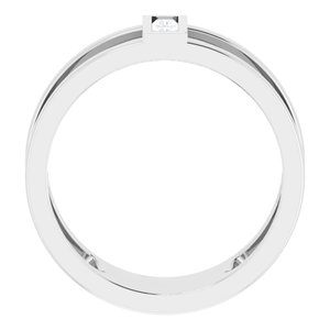 Baguette Negative Space Ring