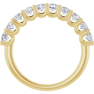 14K Yellow Gold 1 CTW Lab-Grown Anniversary Band