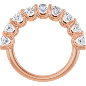 14K Rose Gold 3 1/3 CTW Natural Diamond Annniversary Band