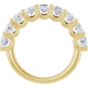 14K Yellow Gold 3 1/3 CTW Natural Diamond Annniversary Band