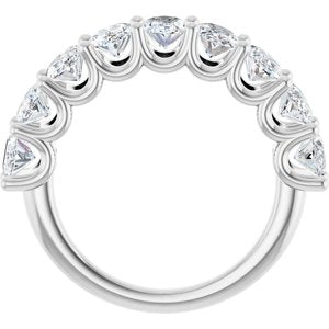14K White Gold 3 1/3 CTW Natural Diamond Annniversary Band