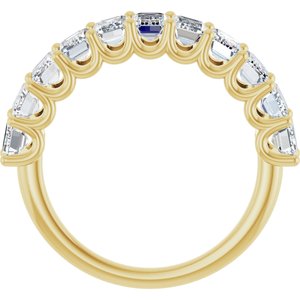 14K Yellow Gold 3 3/8 CTW Lab-Grown Diamond Anniversary Band