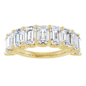 14K Yellow Gold 5 3/8 CTW Lab-Grown Diamond Anniversary Band