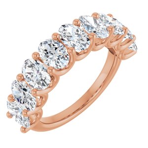 14K Rose Gold 3 1/3 CTW Natural Diamond Annniversary Band