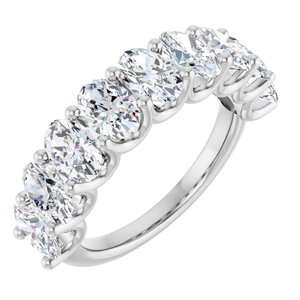 14K White Gold 3 1/3 CTW Natural Diamond Annniversary Band