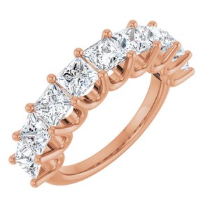 14K Rose Gold 3 5/8 CTW Lab-Grown Diamond Anniversary Band