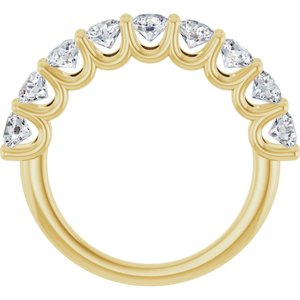 14K Yellow Gold 1 3/4 CTW Lab-Grown Diamond Anniversary Band
