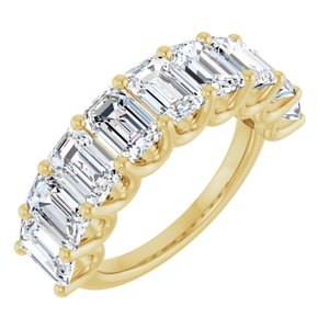 14K Yellow Gold 5 3/8 CTW Lab-Grown Diamond Anniversary Band