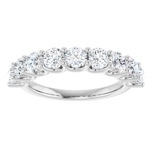 Platinum 1 3/4 CTW Lab-Grown Diamond Anniversary Band
